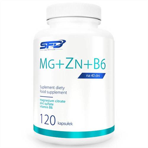 SFD MG+Zn+B6 magnez z cynkiem i witamina B6 suplement diety 120 kaps