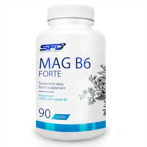 SFD Mag B6 Forte 90 tabletek Magnez cytrynian magnezu - suplement diety