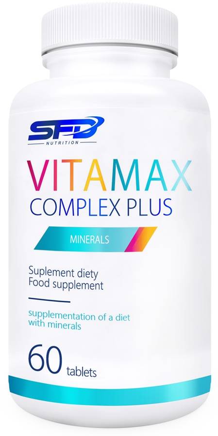 SFD Vitamax Complex Plus 60+60 tabletek witaminy minerały - suplement diety