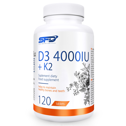 SFD Witamina D3 4000IU + K2 suplement diety 120 tabl.