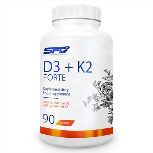 SFD Witamina D3 + K2 Forte 2000IU+200 suplement diety 90 tabl.