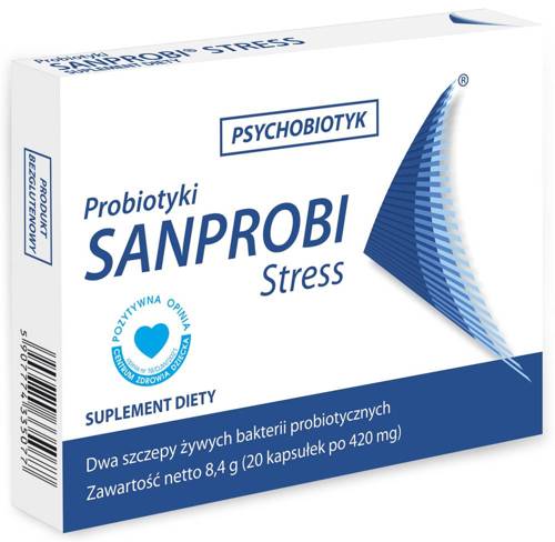Sanprobi Stress - suplement diety 20 kapsułek -  probiotyki