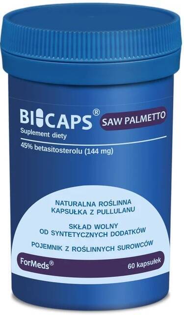 Saw Palmetto Palma Sabałowa ekstrakt 60 kapsułek Formeds BiCaps - suplement diety