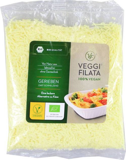 Ser tarty wiórki 2 mm - produkt wegański Bezglutenowy Bio 200 g Veggi Filata