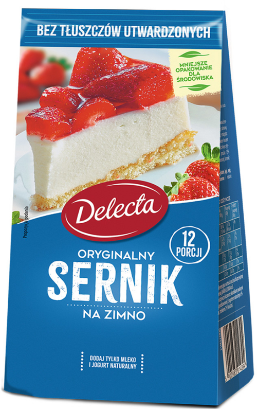 Sernik na zimno błyskawiczny 154 g Delecta