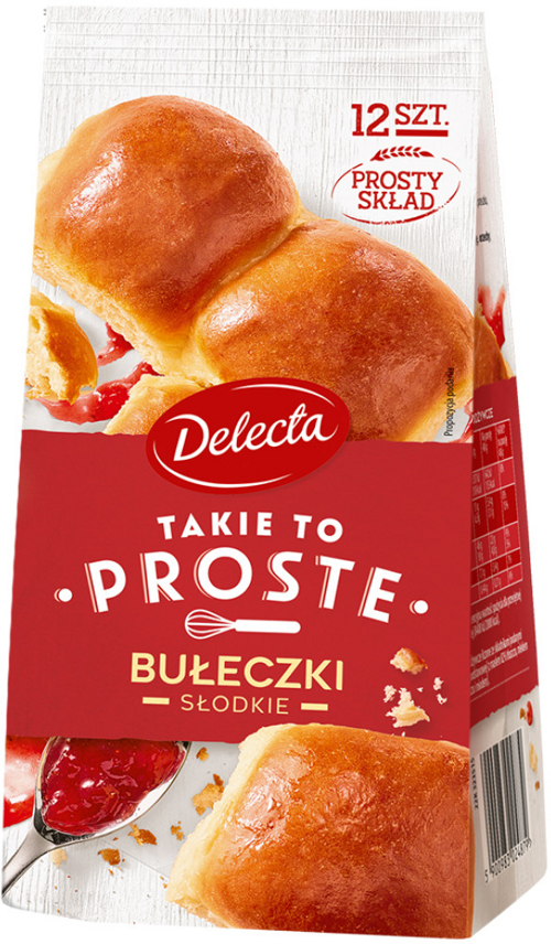 Słodkie bułeczki 340 g Delecta Takie to Proste