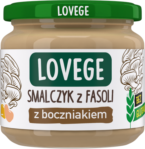 Smalczyk wege z boczniakiem Lovege 170 g Sante