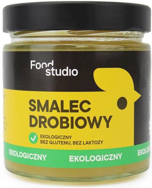 Smalec drobiowy Bezglutenowy BIO 330 g Food Studio