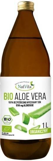 Sok z aloesu NFC Aloe Vera Bio - aloes zwyczajny 1000 ml - NatVita