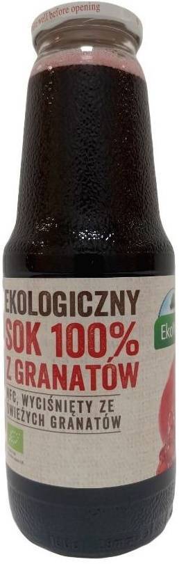 Sok z granatów 100% NFC Bio ekologiczny 1 L EkoWital