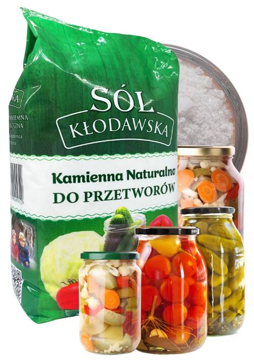 Sól kamienna Kłodawska 1,1 kg - naturalna niejodowana