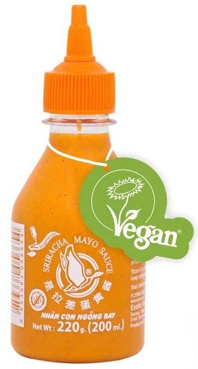 Sos Sriracha Mayo majonezowy z chili Vege - dla wegan 200 ml - Flying Goose