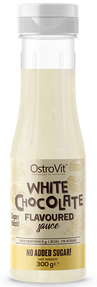 Sos biała czekolada Bez Cukru 300 g OstroVit White Chocolate Flavoured Sauce