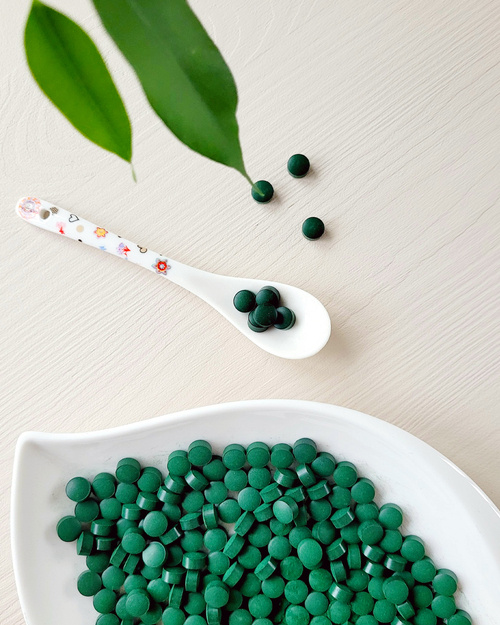 Spirulina 250mg w tabletkach - Suplement Diety 250 g 