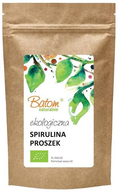 Spirulina proszek Ekologiczna Bio 300 g Batom