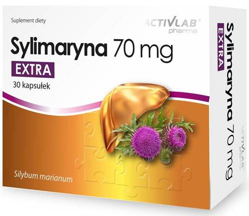 Sylimaryna Extra 70 mg - Suplement Diety 30 kaps - ActivLab