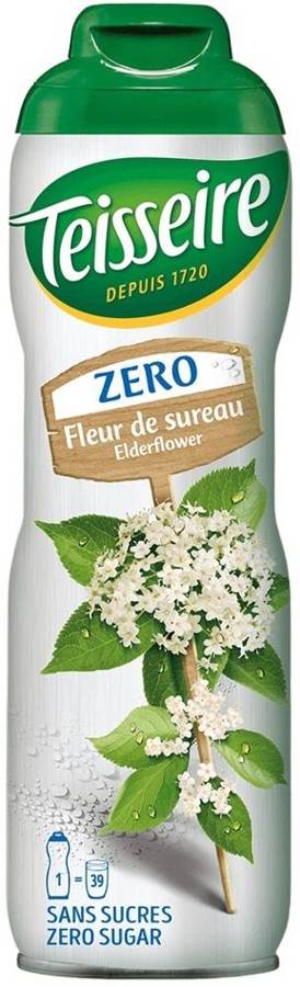 Syrop Kwiaty Czarnego Bzu, Bez Cukru koncentrat bidon 600 ml - Teisseire 0%