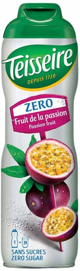 Syrop Passion Fruit Marakuja Bez Cukru koncentrat bidon 600 ml Teisseire Zero