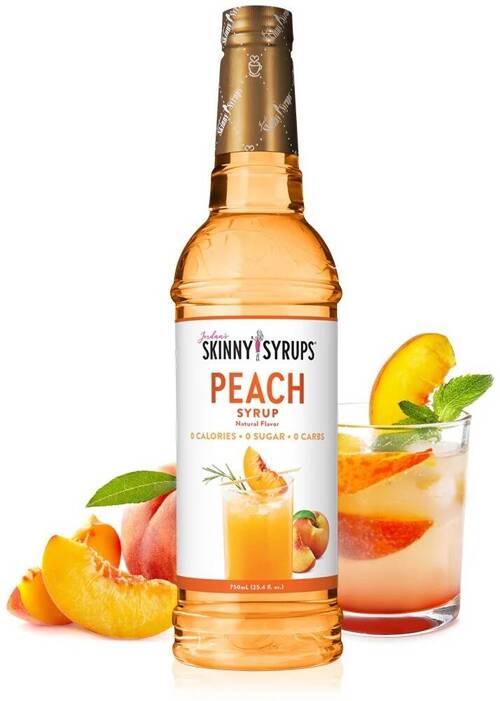 Syrop bez cukru Brzoskwinia brzoskwiniowy 750 ml Skinny Syrups Peach