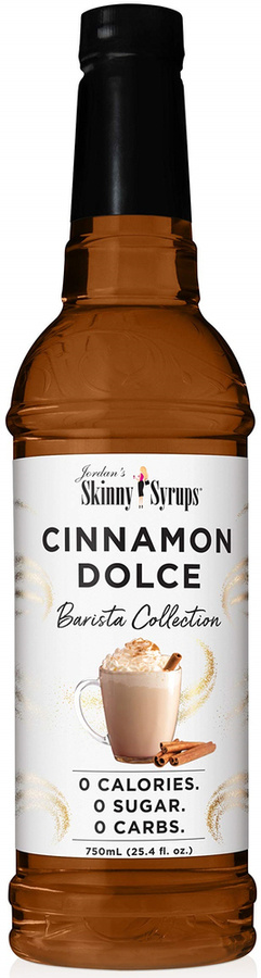 Syrop bez cukru Ciasto cynamonowe 750 ml Skinny Syrups Barista Cinnamon Dolce