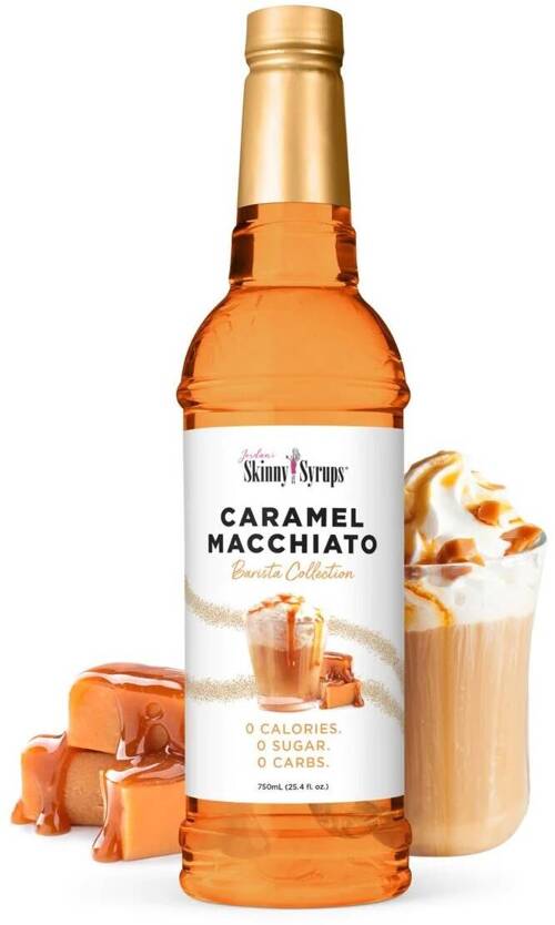 Syrop bez cukru Kawa Karmelowa 750 ml Skinny Syrups Barista Caramel Macchiato