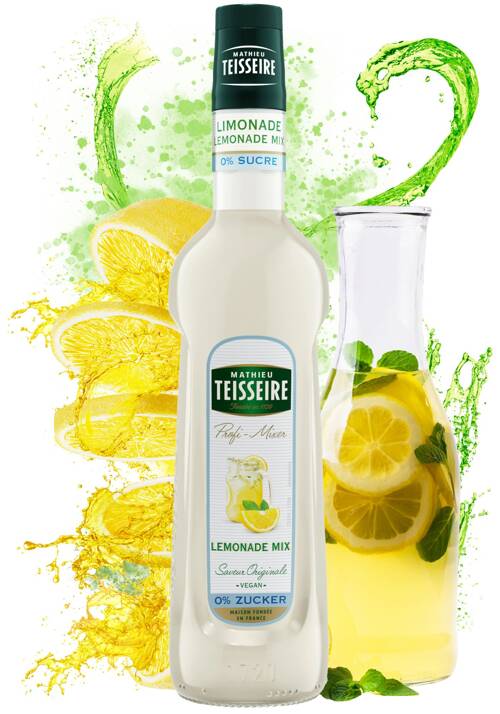 Syrop bez cukru Lemoniada - Mathieu Teisseire Lemonade Mix Zero 700 ml