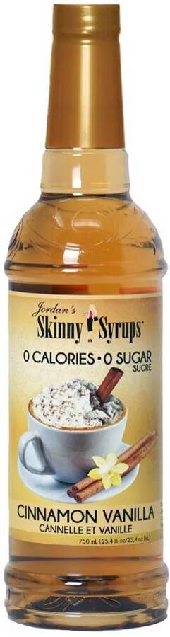 Syrop bez cukru Wanilia Cynamon 750 ml Skinny Syrups Cinnamon Vanilla