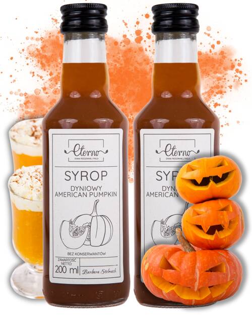 Syrop dyniowy American Pumpkin Eterno Zestaw 2x 200 ml