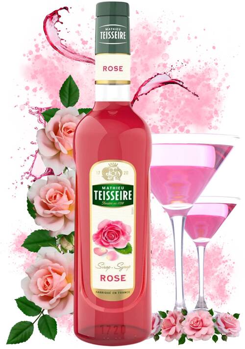 Syrop różany Mathieu Teisseire Rose 700 ml