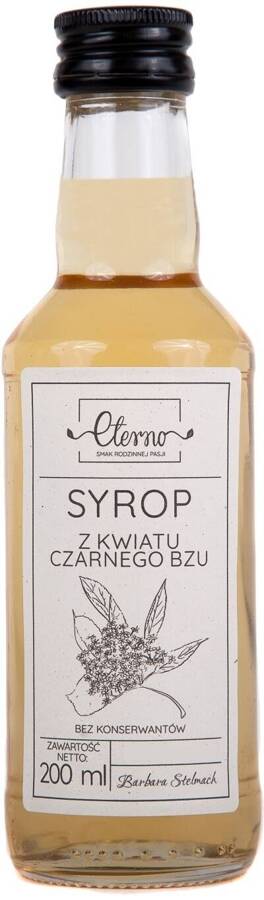 Syrop z kwiatu czarnego bzu Eterno 200 ml