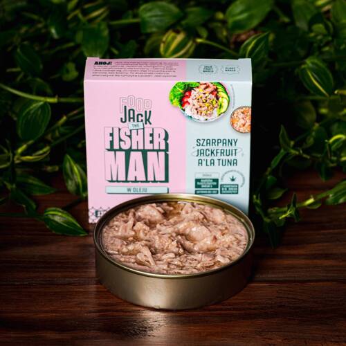 Szarpany Jackfruit a'la tuna w oleju The FisherMan FoodJack 160 g