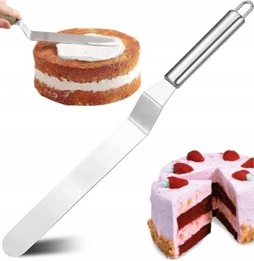 Szpatułka cukiernicza szpatuła kuchenna łopatka - do ciasta masy kremu tortów
