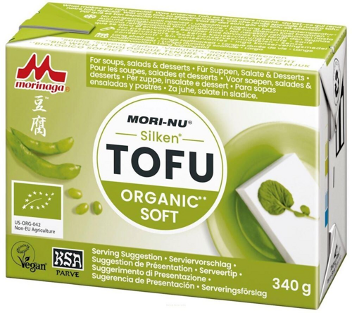 Tofu Silken Soft jedwabiste miękkie BIO 340 g MORI-NU