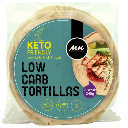 Tortilla Wrap KETO Low Carb placki ZESTAW 2x 6 sztuk MK Nutrition