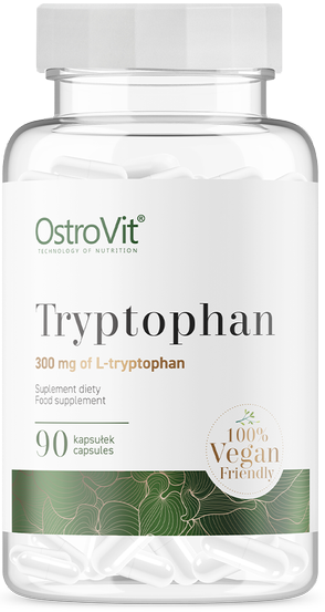 Tryptofan Vege aminokwas 90 kaps OstroVit Tryptophan - suplement diety