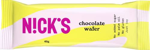 Wafelek czekoladowy w czekoladzie mlecznej Bez Cukru 40 g Nick's Chocolate Wafer