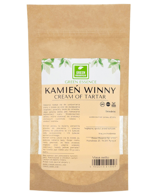 Winian potasu Kamień Winny 100 g Cream of Tartar - wodorowinian