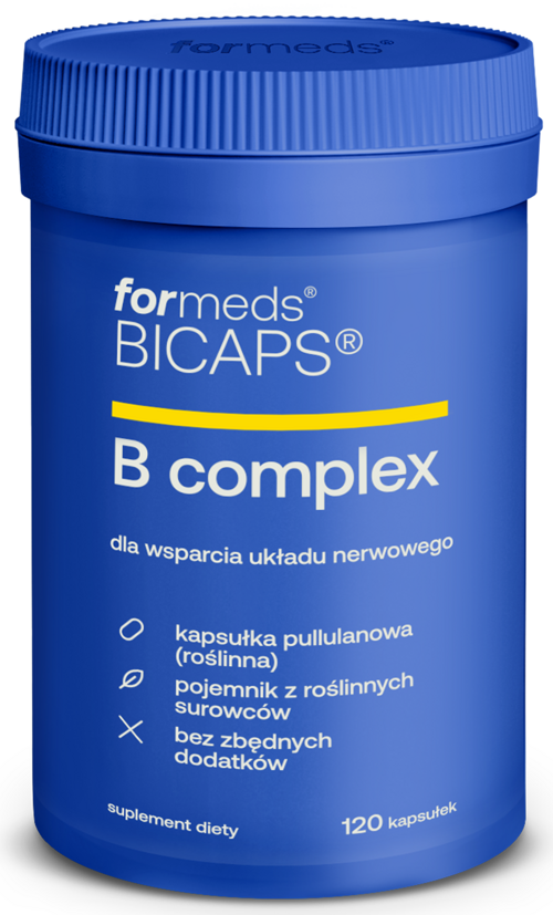 Witamina B kompleks 120 kaps. Formeds BiCaps B-Complex - suplement diety