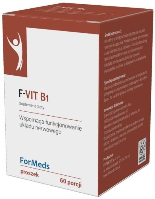 Witamina B1 F-Vit Suplement Diety Tiamina - proszek 60 porcji - ForMeds