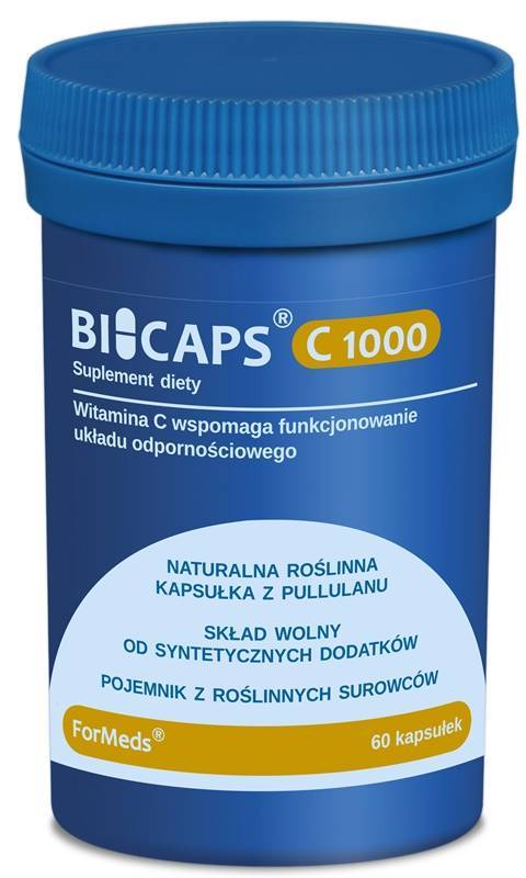 Witamina C 1000 mg 60 kapsułki ForMeds BICAPS - suplement diety