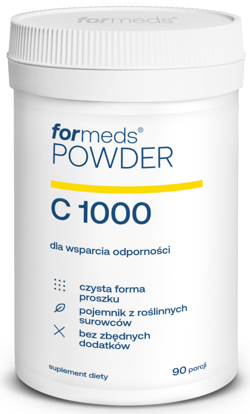 Witamina C 1000 proszek 90 porcji Formeds Powder - suplement diety