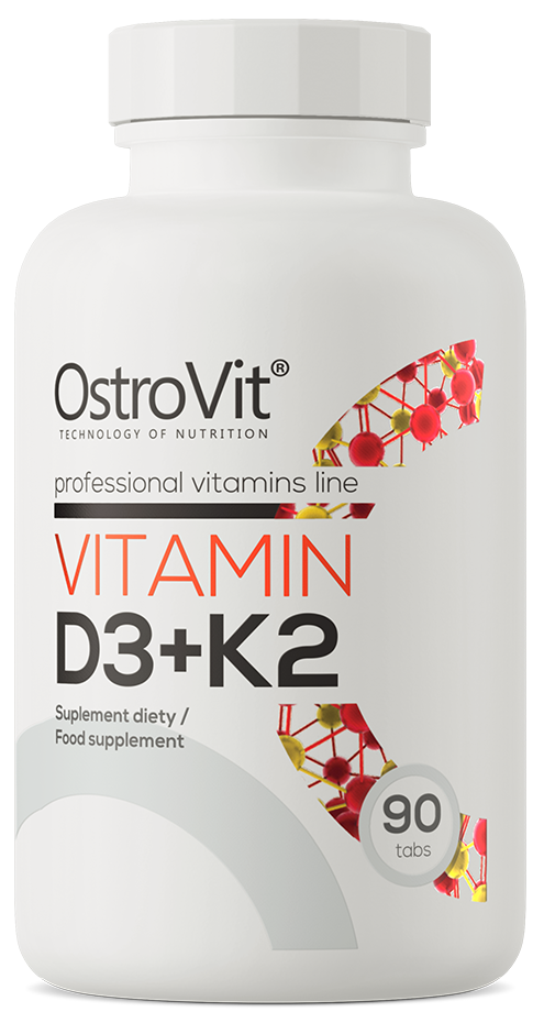 Witamina D3 + K2 90 tabletki OstroVit Vitamin - suplement diety