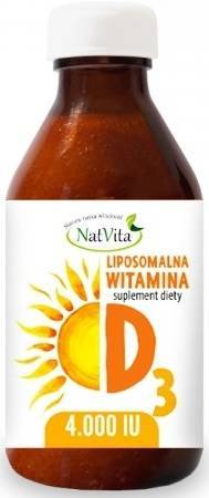 Witamina D3 Liposomalna 4000 IU - suplement diety 150 ml - NatVita