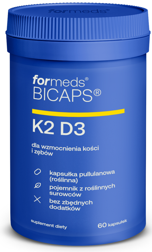 Witamina K2 D3 60 kapsułki Formeds BICAPS - suplement diety