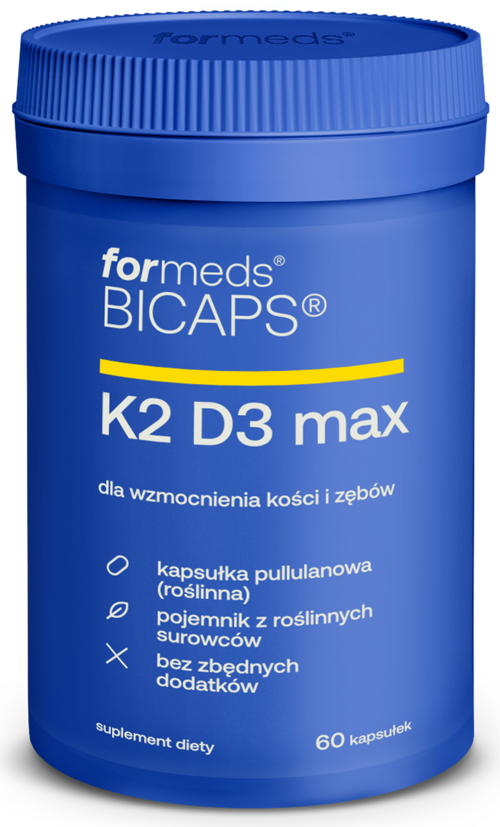 Witamina K2 D3 max 60 kapsułki Formeds BICAPS - suplement diety