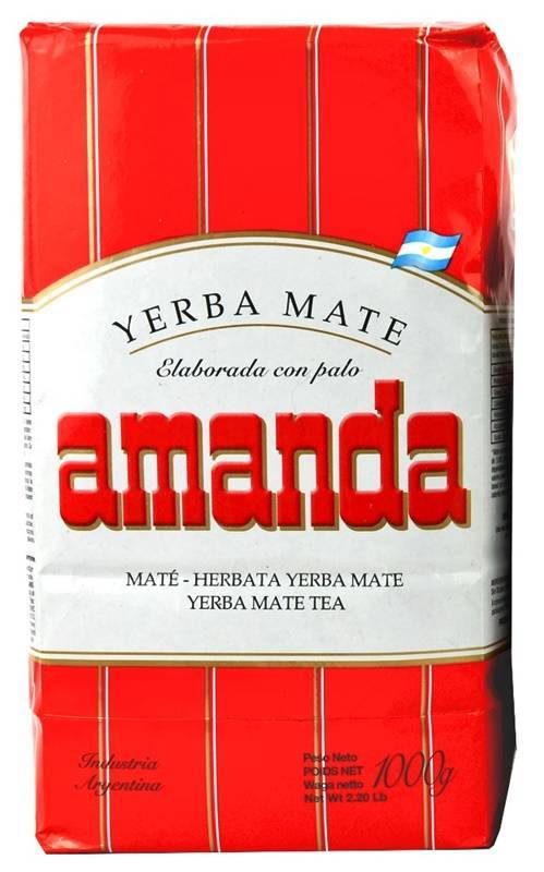 Yerba Mate Elaborada Con Palo - klasyczna 1 kg - Amanda