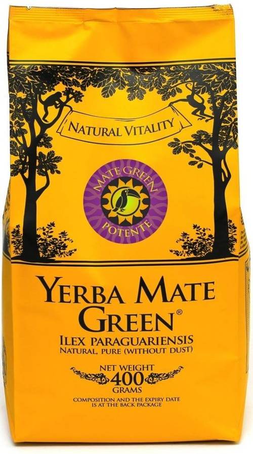 Yerba Mate Green Potente 400 g afrodyzjak żeń-szeń syberyjski catuaba lapacho