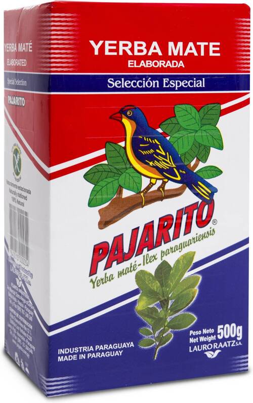 Yerba Mate Pajarito Seleccion Ecpecial 500 g Lauro Raatz