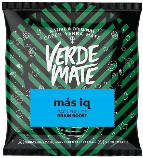 Yerba Verde Mate Green Mas IQ 50 g - gingko biloba ananas żeń-szeń pomarańcza