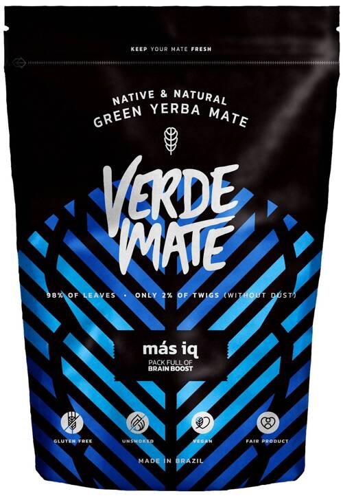 Yerba Verde Mate Green Mas IQ 500 g - gingko biloba ananas żeń-szeń pomarańcza